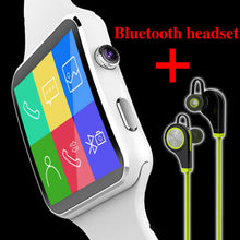Bluetooth Smart Watch Xl06+ Curved Screen With Alarm Clock Camera SIM TF Card