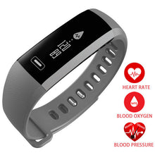 Smart Bracelet Band Heart Rate Sleep Monitor Blood Pressure Oximeter Sport Bracelet Calorie Watch iPhone Android